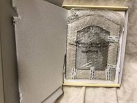 Lenox Wedding Promises frame packed in original box with protective styrofoam and bubble wrap.