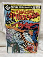 Front cover of The Amazing Spider-Man issue #189 comic book with Spider-Man and a character in green on the cover.