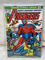 Front cover photo of The Avengers comic book issue 110 from April 1973 with Magneto on the cover, price 20 cents.