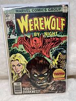Front cover of Marvel Comics Werewolf By Night issue 40 with price 30 cents visible.