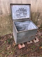 Open milk box showing printed inner lid with a list of dairy products and ordering instructions.