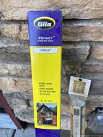 Photo of boxed Gila Privacy Window Film with Mirror finish, 3'x15' size, new and unopened.