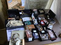 Overview of entire lot on table