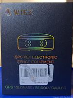 Front view of the product box showing the brand, product name, and satellite compatibility.