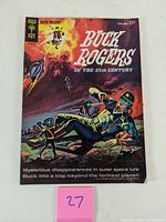 Front cover of Gold Key Buck Rogers in the 25th Century #1 comic book showing cover artwork and title.