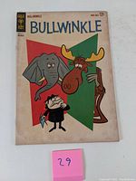 Full cover of Bullwinkle comic book with main characters and price visible