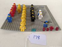 Overall lot on grey baseplate