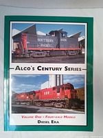 Book cover showing two diesel locomotives, Southern Pacific 2406 and GBW models, with title and volume subtitle.