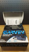 Garvey Premium Labeler box with labeler and instructions inside