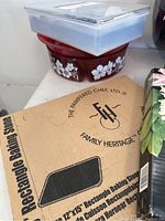 Boxed rectangular baking stone by The Pampered Chef Ltd., Family Heritage series