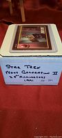 Photo of the box labeled 'Star Trek Next Generation II 25th Anniversary 1991 161/250'