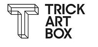 Logo of Trick Art Box, the interactive trick art museum in Niagara Falls.