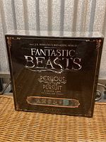 Front view of the sealed Fantastic Beasts Perilous Pursuit board game box showing branding and title
