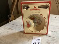 Original box showing the bowl and spoon set through a window, labeled Bunnykins by Royal Doulton