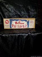 Original Pelham Puppets box showing branding and product name