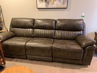 Front view of entire sofa