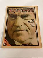 Front cover close-up showing Nixon and magazine title with article headline
