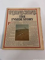 Front cover showing the headline 'The Inside Story' and the Rolling Stone logo.