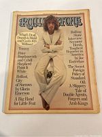 Front cover of a 1975 Rolling Stone magazine featuring Peter Frampton.
