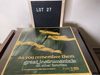 Front cover of the vinyl LP showing the album artwork with yellow flowers on a dark green background, text and Time Life Records logo visible.