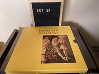 Boxed set for Time Life Records The Story of Great Music "From the Renaissance" 4 LP set with Renaissance artwork on cover.