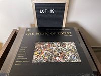 Boxed set of 'The Music of Today Concert' from Time Life Records with abstract cover art and gold title lettering.