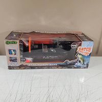 Boxed RC Realtree Real Fishin' Boat showing front packaging with clear window, displaying the fishing boat inside.