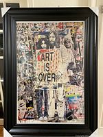 Full front view of framed print showing overall artwork and frame