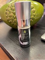 Close-up photo of a 30ml bottle of Rhonda Allison Skin Rehab Calming Milk Cleanser with label visible, showing unopened condition.