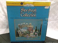 Original packaging box for Department 56 Storybook Village Little Bo Peeps Woolery lighted building