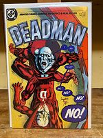 Full front cover of Deadman #1 comic showing Deadman character with cover text and artwork.