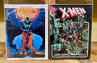 Front covers of both graphic novels displayed side by side.