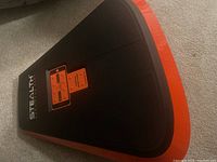 Top view of Stealth vibration exercise platform with control panel visible