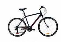Side view of complete Genesis Trafik 1.0 SE bike showing frame, wheels, drivetrain and saddle