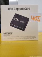 Front of the box showing the USB capture card and 4K Ultra HD HDMI Video Capture labeling.