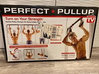 Box of Perfect Pullup showing branding, instructions, and product features.