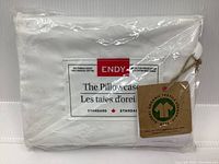 Front packaging of ENDY pillowcases showing brand and product name.