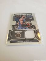 Front view of Jamal Murray basketball card showing player photo and jersey patch