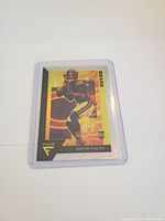 Front of Justin Fields rookie card with Flux branding and Chicago Bears uniform image