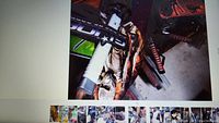 Photo showing assorted GI Joe Ninja props with back holsters and Cobra accessories in vendor packaging.