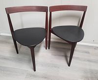 Front view of both chairs