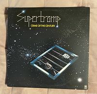Front of the album cover with space background and hands gripping bars artwork.