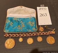 All items with decorative pouch on display