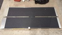 Ramp unfolded flat showing full length and friction surface