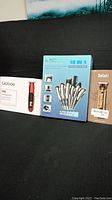 Three boxed and packaged hair grooming products: Ciaboe clipper, Brightup grooming kit with attachments, Solati trimmer in sealed box