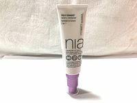 Front view of 50ml tube of NIA Fully Charged serum moisturizer showing branding and product name.