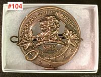 Badge in foam-lined box, front view
