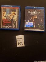 Photo of two Blu-ray DVDs: True Romance (Director's Cut Special Collector's Edition) and Nick and Norah's Infinite Playlist (Special Edition).