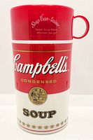 Front view showing Campbell's Soup branding and 'Soup Can-tainer' text