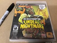 Front view of the sealed PS3 game case showing cover art of Undead Nightmare.